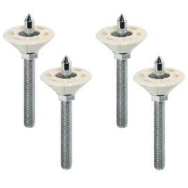 Gedotec Adjustment Screw Ceiling Verspann Screw M10 Thread Adjustment Screw for Verspannen Columns and Round Tube Äulen Thread Length 60 mm/Galvanised Steel/Brand Quality for Your Living Area