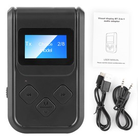 Bluetooth 5.0 Audio Adapter Stereo Wireless Transmitter Receiver for Car PC Speaker 3.5mm
