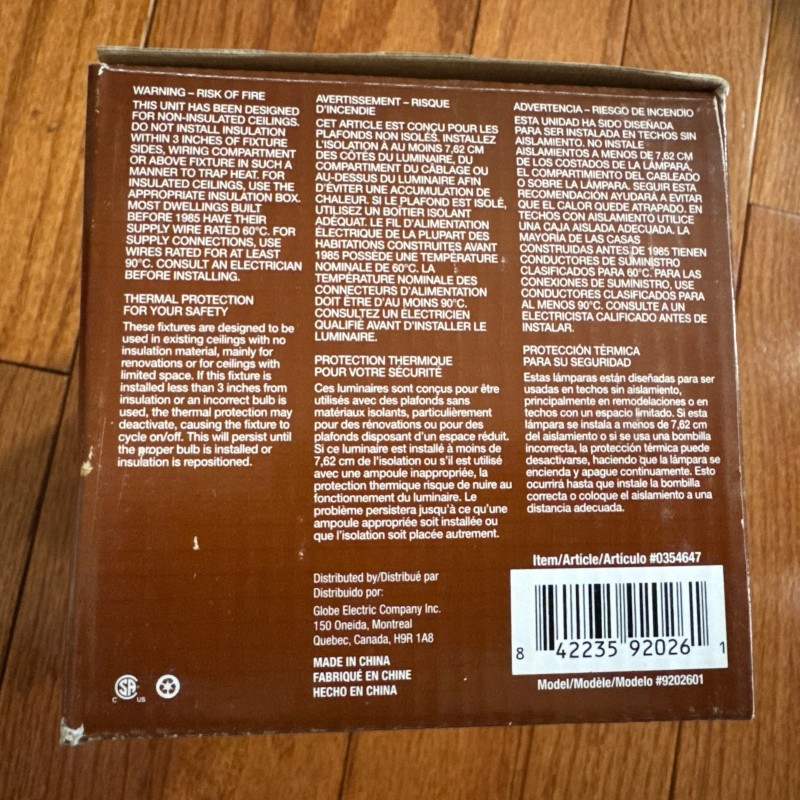 UtiliTech Baffled Recessed Lighting Kit 4 Inch White Task Can