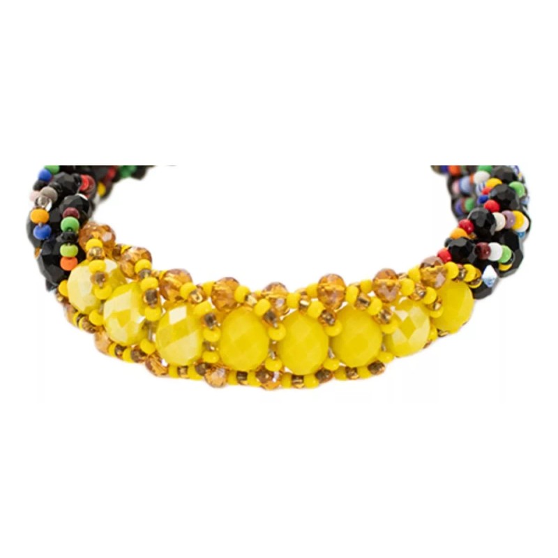 Ilde (pulsera) Tapete Mama Sholan(oshun/amarillo/multicolor)