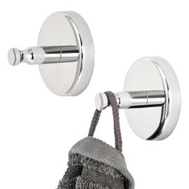 bremermann® LUCENTE bathroom range - 2-Piece Hand Towel Hook Set in chrome-plated stainless steel