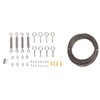 304 Stainless Steel Wire Rope Set with Hook Ring Screws