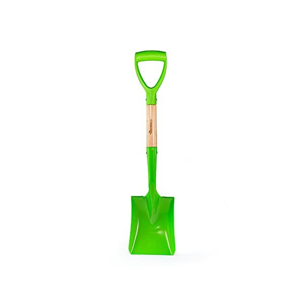 Bigjigs Toys, Short Handled Shovel, Outdoor Toys, Kids Shovel, Snow Shovel, Garden Shovel, Kids Gardening Tools, Gardening For Kids, Shovels And Spades