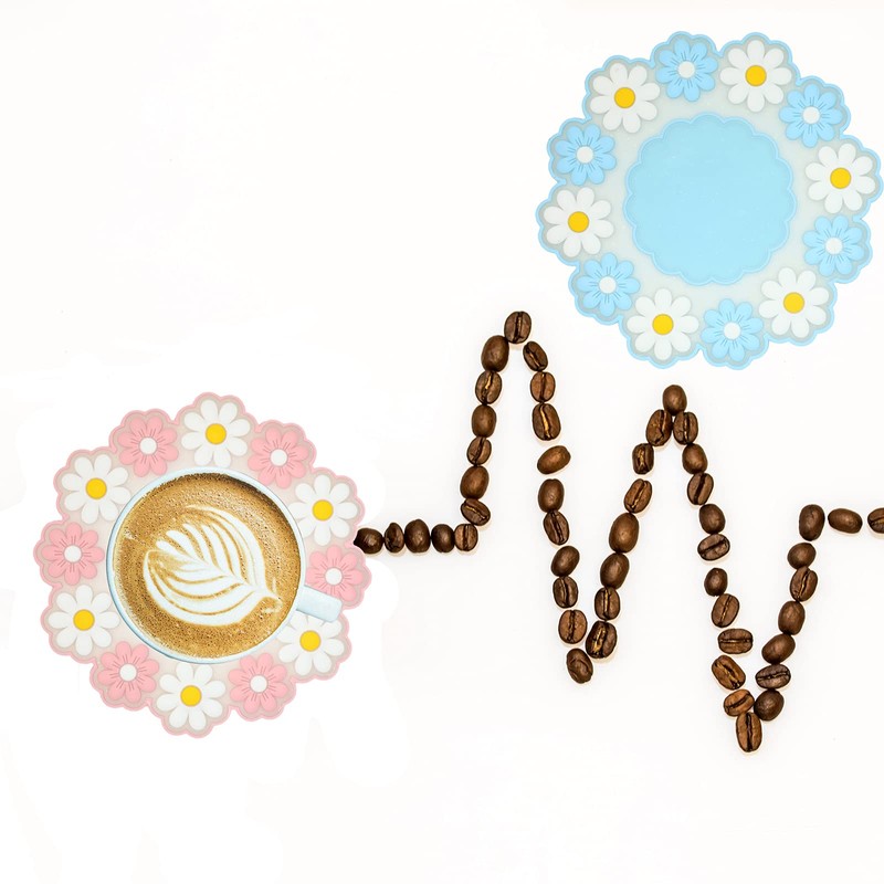Coasters for Drinks, Cute Coaster for Coffee Table Set of