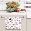 Coquette Pink Bow Tea Towel Gift for Girls, Preppy Pink