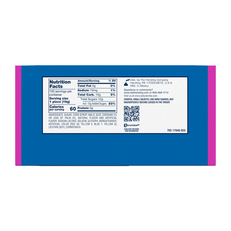 JOLLY RANCHER Filled Pops Assorted Fruit Flavored Candy Box, 56