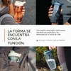 Promixx PURSUIT - Botella batidora de proteínas, botellas deportivas de