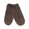 Lekra Lambskin mittens, cuddly warm made from real cultured lambskin.