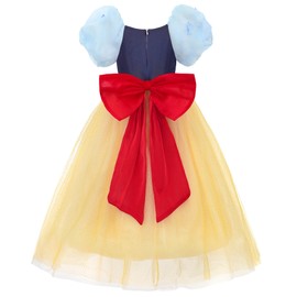 JerrisApparel Girls Princess Fancy Dress Birthday Party Christmas Costume (150, Yellow)