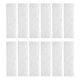 LTWHOME Compatible White Filter Floss Replacement for All Pond Solutions FW-29 Nano Tank (Pack of 12)