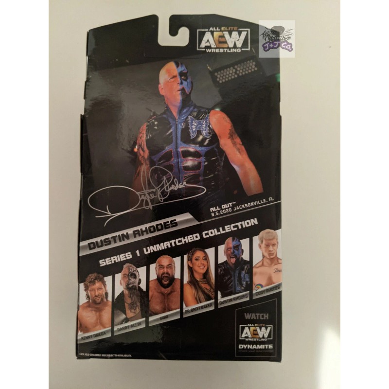 AEW Unmatched Series 1 Dustin Rhodes MOC Goldust WWF
