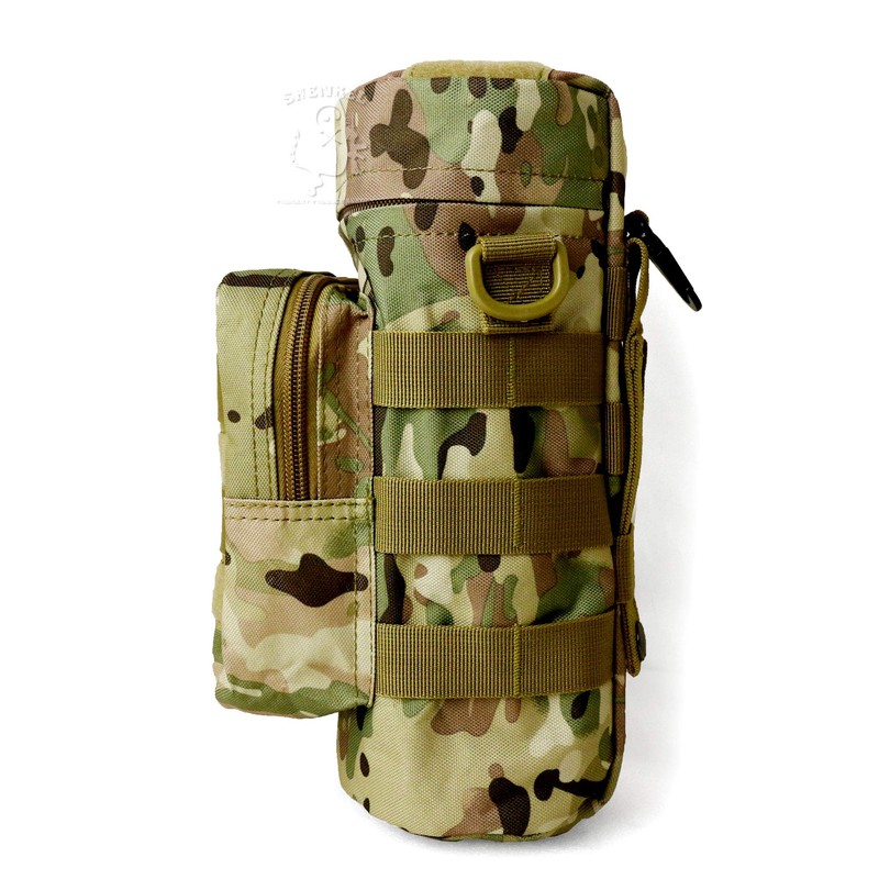 SHENKEL MOLLE Kettle Bag Bottle Pouch Water Bottle (Multicam) Camouflage