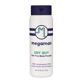 Megababe Polvo Corporal Absorbente De Sudor Megaman - Chico Seco  Previene Rozaduras Y Olores  Ingle, Cuerpo, Pies Y Más  Sin Talco, Totalmente...    
