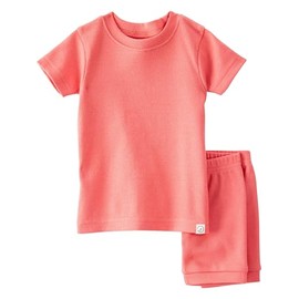 little planet by carter's Baby 2-Piece Pajamas Made with Organic Cotton, Solid Pink