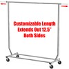 Simple Houseware Supreme Commercial Grade Clothing Garment Rack, Holds Up