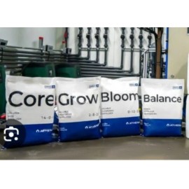 Athena Pro Line Nutrient Set Grow, Core, Bloom (1 ea. 1 lbs POUCHES)+Balan