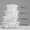 GC GENICOOK Glass Food Storage Meal Prep Containers - Food