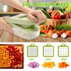 17-Piece Multifunctional Vegetable Chopper, Onion Dicer, Professional Kitchen Slicer, Food