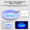 Wall Sconce Mounted Fly Light Trap for Capturing Flies, Moths,