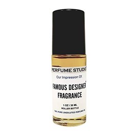 Perfume Studio Fragrance Oil Impression Roller Bottle. Parfum Strength Undiluted & Alcohol Free. Compatible with (Oud Minerale Type, 1oz)