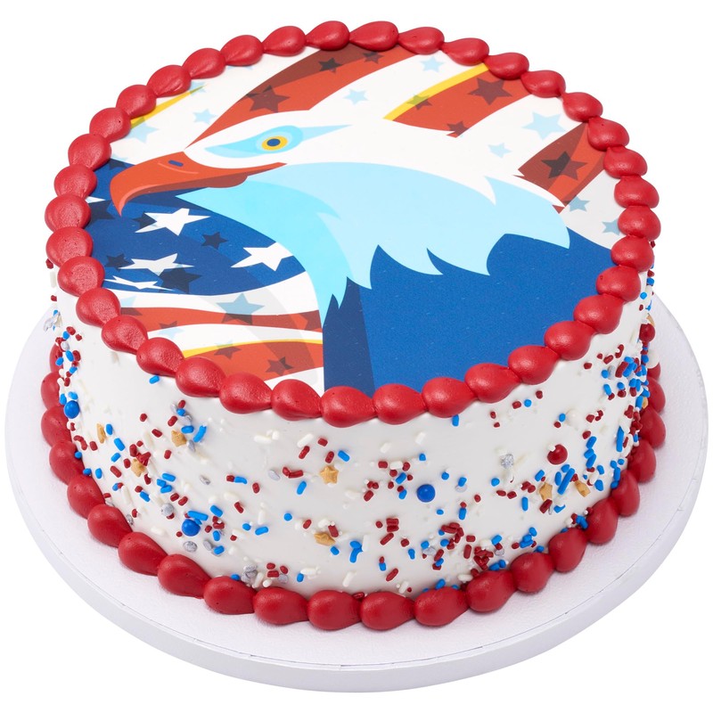 DECOPAC Firecracker Deluxe Fusion Mix, 26oz, Fancy Patriotic Candy Sprinkles