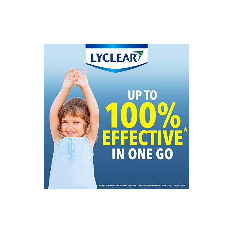 Lyclear Original Shampoo Head Lice Treatment + Head Lice Comb