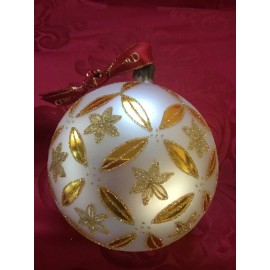 Waterford NEW FLAWLESS Exquisite WATERFORD Glass EPIPHANY Christmas ORNAMENT 4” Ball