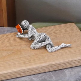 HUZHIBING - Figura de lectura de pulpa para mujer, estatuas de lectura para decoración del hogar, decoración de estatua de pensador, estatuas modernas, escultura abstracta para decoración del hogar