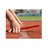 Zhehao 5 Pcs Track Batons for Relay Aluminum Running Field