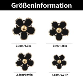 Pack of 8 Car Decoration Interior, Car Essentials Aesthetic Girl, Car Decoration Interior Women, Daisy Flower Car Air Freshener Clip, for Car Interior, Office, Home Decorations (Black, White)