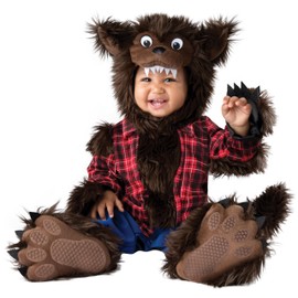 InCharacter Baby Boys' Wee Werewolf Costume, Multi, XS