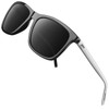 Polarized Al-Mg Alloy Ultra Light Sunglasses for Men Women with