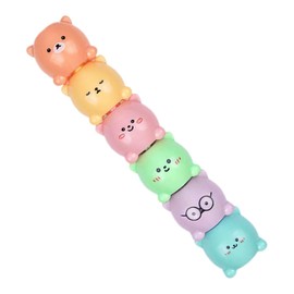 Tofficu 1 Set Bear Highlighter Bear Pens Pastel Highlighters Kawaii Highlighter Cute Highlighters Multi-function Highlighter Pen Scrapbook Marker Turtle Plastic Child Stitching