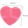 6piezas Alfombrilla Limpiadora De Brochas De Maquillaje Silicona Para Lavar