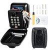 ROEOWENE Key Safe with Number Code Exterior Black Large Key