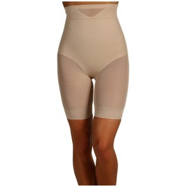 Miraclesuit Women's Shapewear Hi-Waist Thigh Slimmer, Nude, M