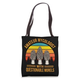 Amateur Mycologist Mushroom Hunting Morels Hunter Graphic Tote Bag