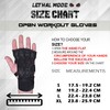 LETHAL MODE Gym Gloves For Men Women Weight lifting Gloves