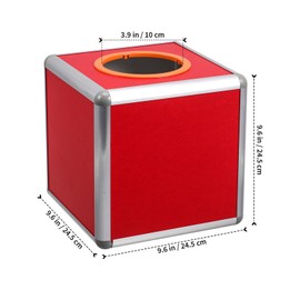 GANAZONO Box Raffle Box Donation Holder Secure Ticket Ballot Box for Parties Events Gatherings Stylish Design for Safe Storage of Donations Entries