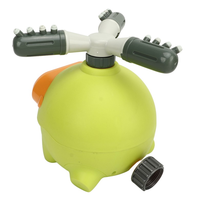 Kids Water Spray Sprinkler Rotatable Cute Frog Shape Outdoor Water