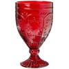 Fitz and Floyd Trestle Glassware Ornate Goblets, 4 Count (Pack