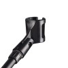 Black Mic Stand with Boom Arm Dual Microphone Holder Model