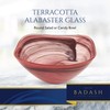 Badash Terracotta Alabaster Glass 10" Bowl