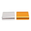 2pcs Leather Edge Slicker Gold Silver Aluminium Alloy Leather Trimming