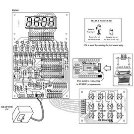 Future Kit 4 Digit Price Display - DIY Educational Soldering Kit - Driver, Keypad - FK960