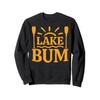 Lake Bum Summer Sun Bootfahren Sweatshirt