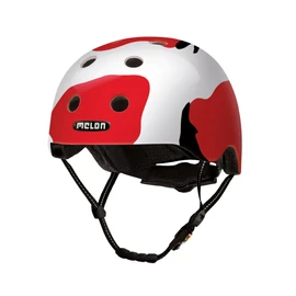 Melon Fahrradhelm »Koi« für Damen, Herren und Kinder | leichter & sicherer urbaner Cityhelm mit Magnetverschluss, individuell anpassbar in rot, schwarz, weiß | Größe M-L (52-58 cm)