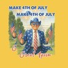 Trump America 4th of July Sticker Trump Stickers Pack (2