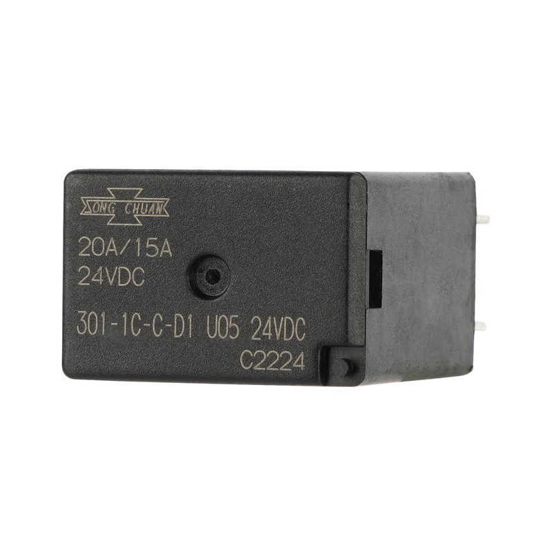 (2 Pack) 301-1C-C-D1 U05 24VDC Automotive Power Relay 5 Pin