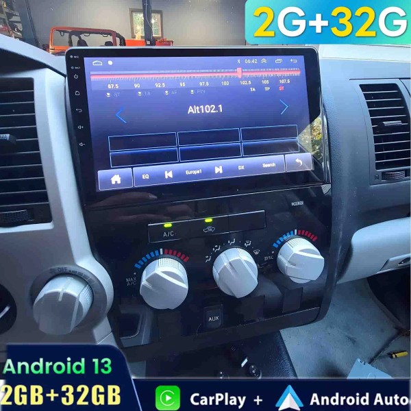 Unbranded For Toyota Tundra 2007-2013 Sequoia 2008-2019 Android 12 Car